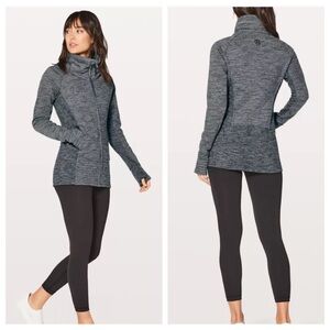LULULEMON Radiant Jacket ll Heathered Core Dark Gray W4AOWS size 6